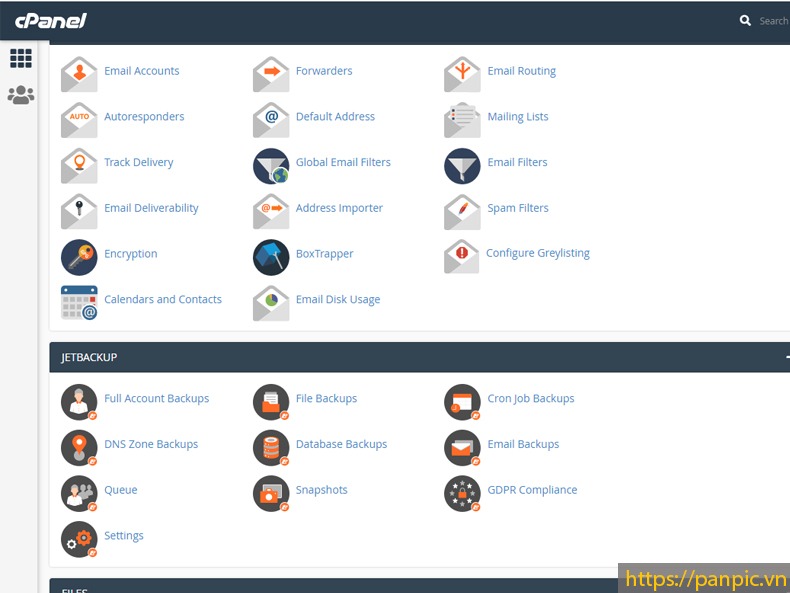 How to backup website data on cpanel hosting?