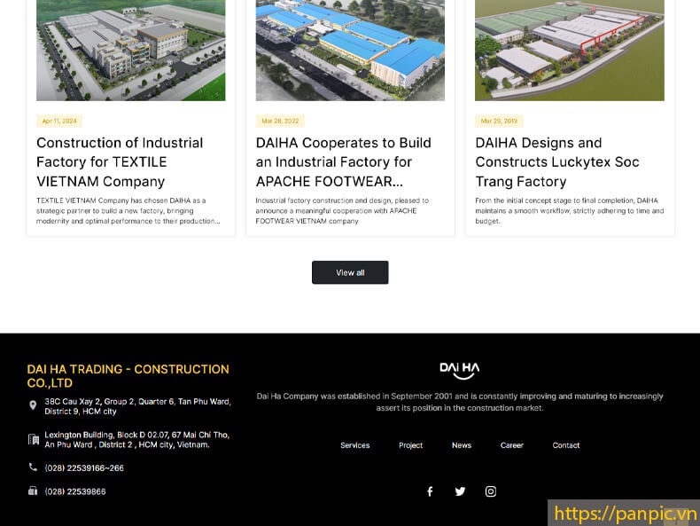 web design construction website company